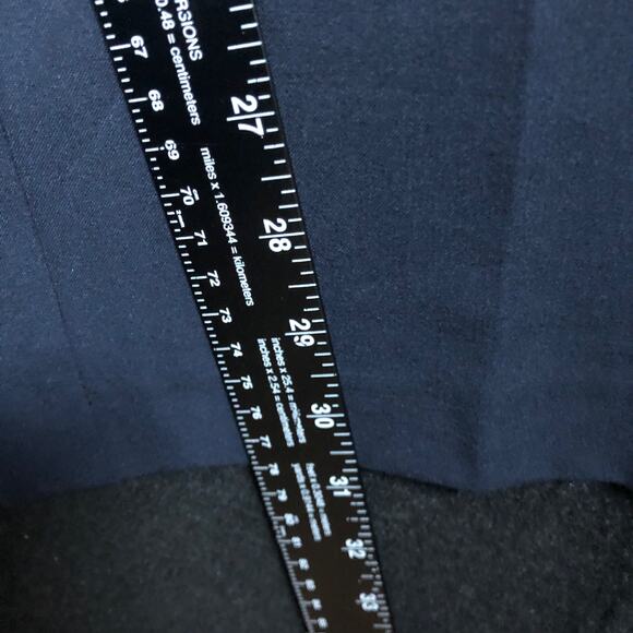 Ann Taylor Factory Womens Pants Blue Mid Rise Straight Stretch 6 - Picture 9 of 12